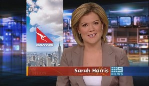Nine's early morning Qantas bulletin (this image not from today)