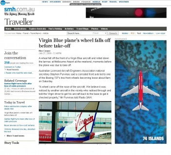 Virgin Blue wheel