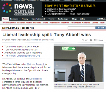Tony Abbott liberal win
