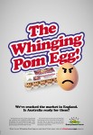 Whinging Pom eggs Press ad