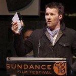 Joel Edgerton receives the World Cinema Jury Prize at Sundance, on behal of Animal Kingdom director David Michôd.