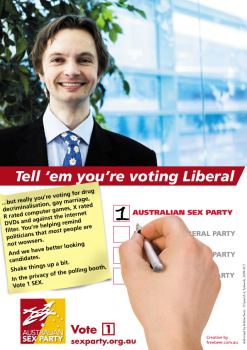 Sex Party ad liberals mumbrella