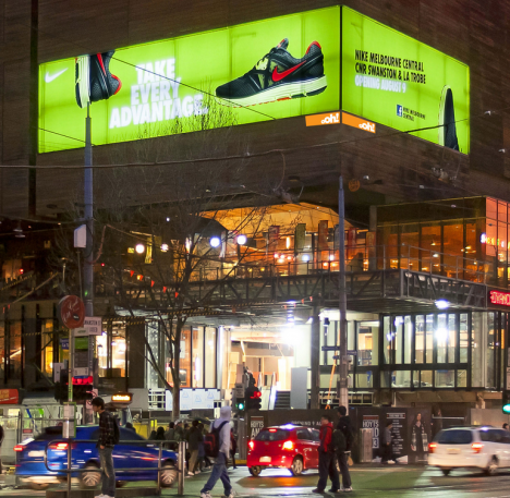 Nike 'Take every advantage' billboard