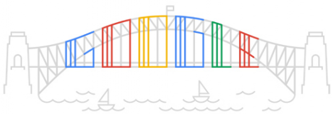Google Doodle Sydney harbour bridge