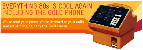 Telstra gold phone