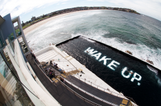 Bondi Ice Bergs 'Wake up.' campaign