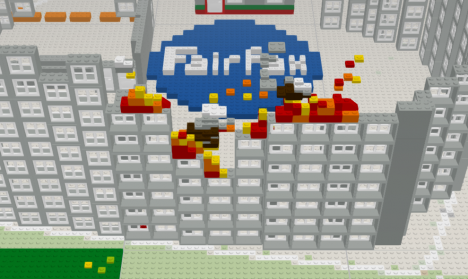 fairfax fire google lego build