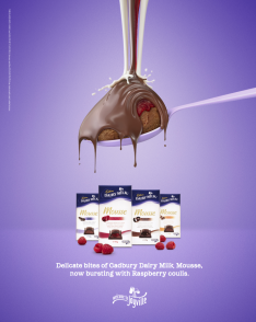 Cadbury mousse print ad