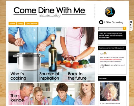come dine with me portal
