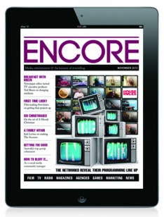 Encore November 2012 iPad cover