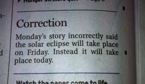 eclipse correction smh