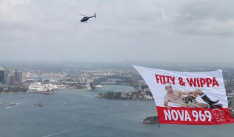 wippa banner helicopter
