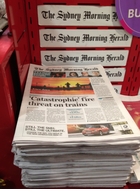 First day of compact edition of SMH