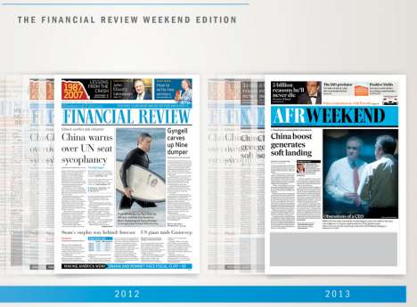 weekend financial review redesign