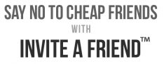 Say no to cheap friends
