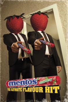 Naked's Strawberry Hitmen for Mentos