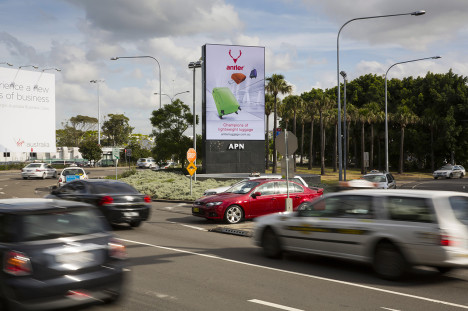 APN Outdoor Sydney Domestic Terminal Digital Billboard 2013