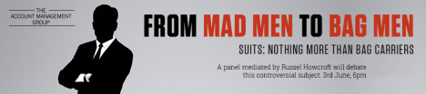 AMG launch debate 'Mad Men to Bag Men'