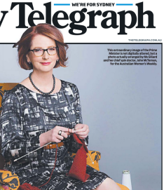 How the Daily Telegraph treated the Gillard story at the time