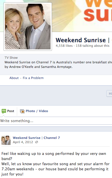 weekend sunrise facebook