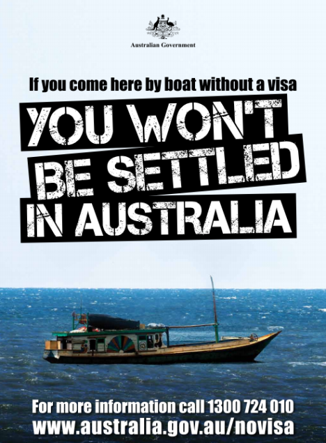 boat asylum ad