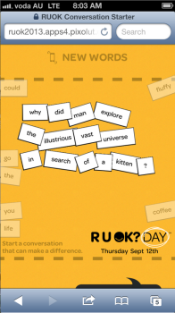 R U OK? Day campaign aims to start quirky conversations ...