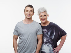 Nova 100's Tommy Little and Meshel Laurie