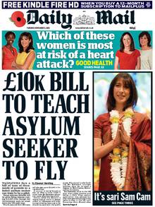 daily mail asylum seekers
