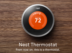 The Nest thermostat
