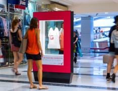 Special K - shopping centre change-room mirror - special build - Chatswood cu