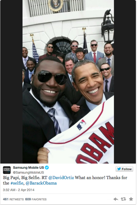 Samsung Obama selfie tweet