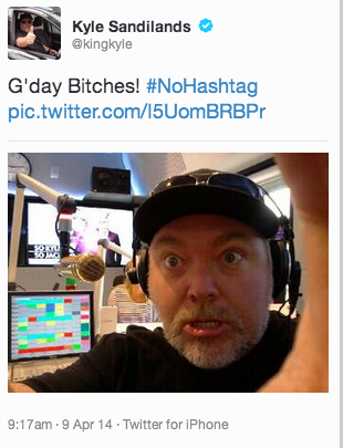Kyle Sandilands on Twitter