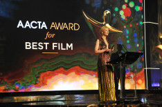 Cate Blanchett presents the 2014 AACTA Award for best film