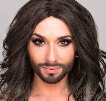 Austria bearded drag queen Eurovision