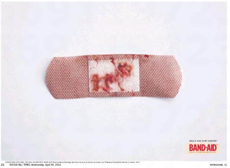 JWT Band-Aid campaign in The Rouse Hill Times 2