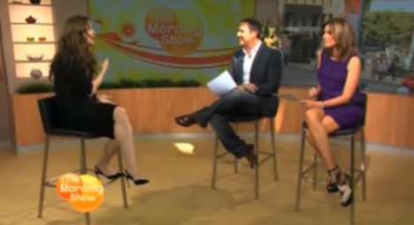 Melissa George in the 2012 Morning Show interview