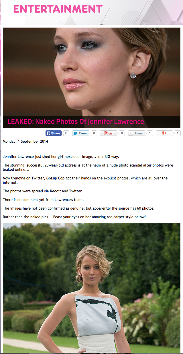 Incredible Jennifer Lawrence Nude Leaks: See the Most Scandalous Pics on Imgur!