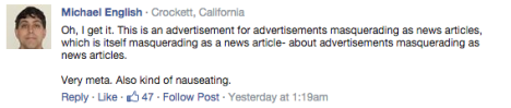 Dave English HuffPo comment native ads