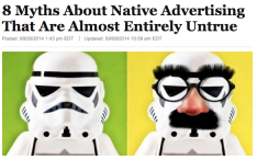 HuffPo mythbusting for native advertising