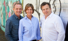 the founder of Together Co: (l-r) Gary Hardwick, Simone Bartley, Matt Berriman