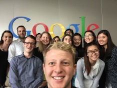 MGrad students visited Google