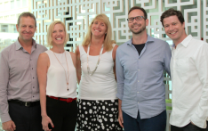 From left: Quantium’s Tony Davis; ADMA CEO Jodie Sangster; Westpac’s Karen Ganschow; EBay Australia and New Zealand’s Steve Brennen and Droga5’s Steve Coll.