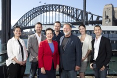 Lisa Taylor, Dan Farrugia, Lord Mayor of Sydney Clover Moore, Troy Graham, Australian actor Jack Thompson, Kate Anderson and Heath Campanaro