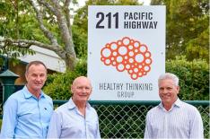 L to R: Tony Northam, Brian McCarthy and Steve Robson, outside the HTG Sydney office