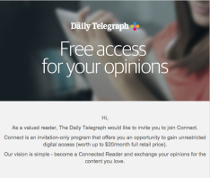 News Corp subscriber trial