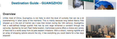 guangzhou travel guide china eastern