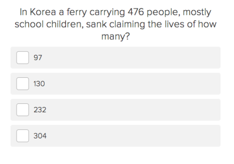 ferry children west quiz korea