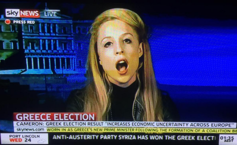 sky news Greek election