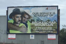 St George Metal Recovery billboard