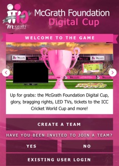 McGrath Foundation Digital Cup
